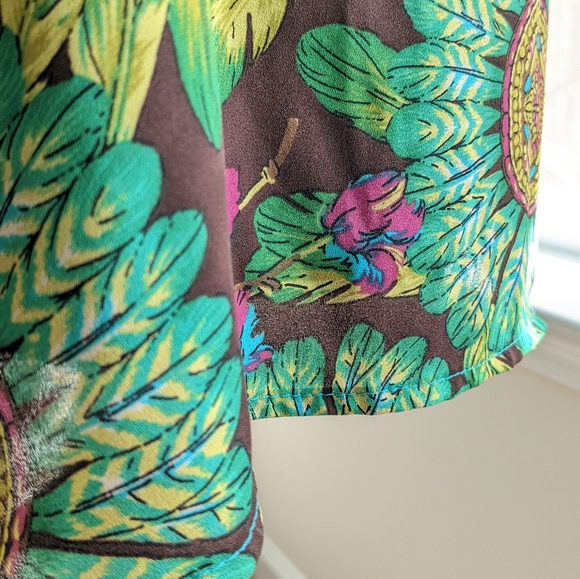 GREEN TRAPEZE DRESS size S - Picture 11 of 15